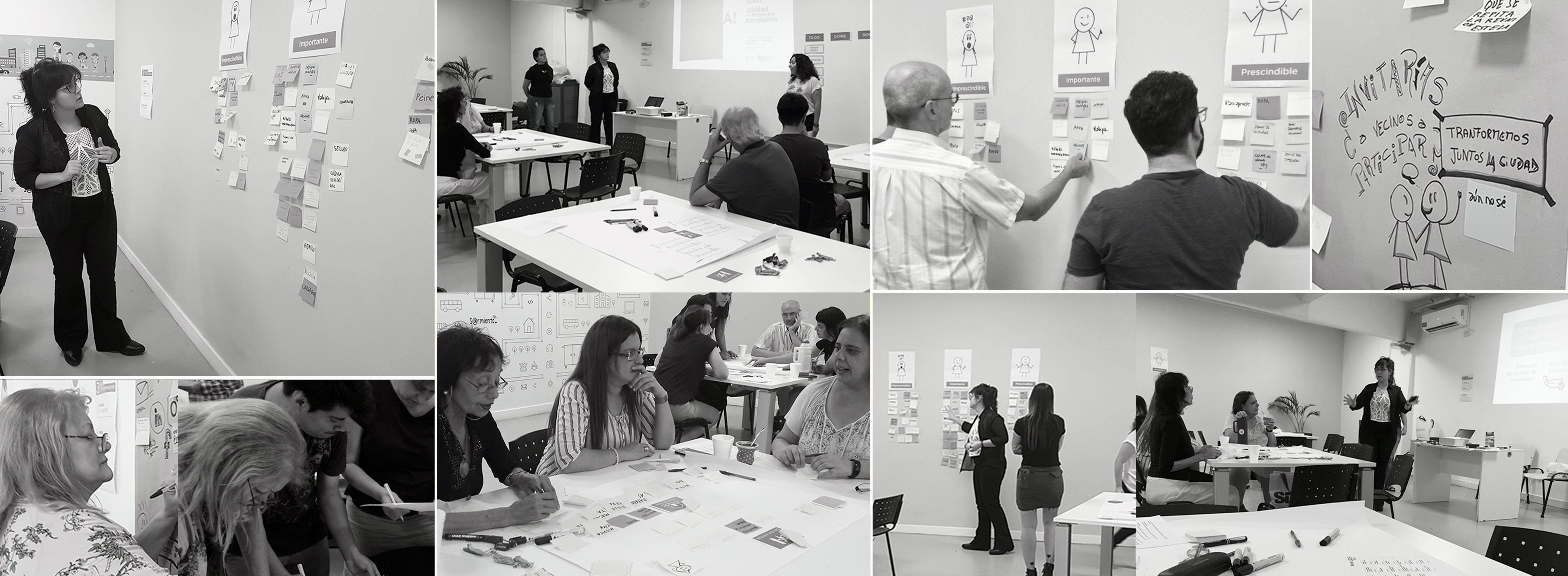 Workshop pages and process material